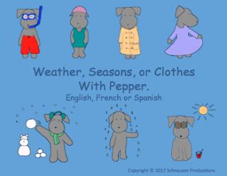 Weather, Seasons, Clothes | Learning spanish vocabulary, Teaching ...
