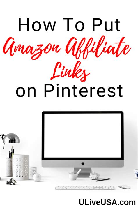How to Put Amazon Affiliate Links On Pinterest. | Pinterest affiliate marketing, Pinterest for ...