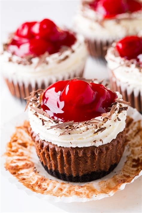 Black Forest Mini Cheesecakes Cooking Classy