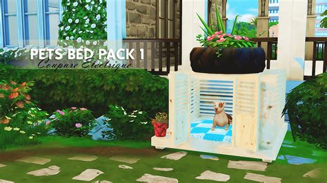 Sims 4 Ccs The Best Pets Bed Pack 1 By Coupure Èlectrique