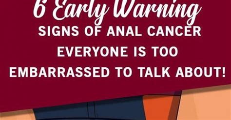 6 Early Warning Signs Of Anal Cancer Everyone Is Too Embarrassed To