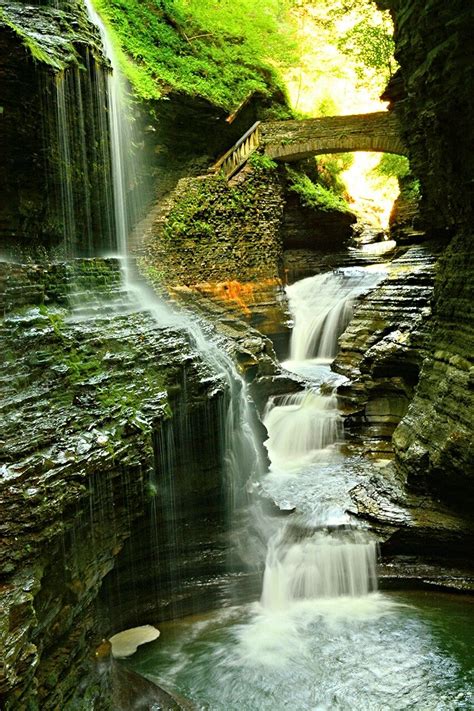 Watkins Glen Watkins Glen New York Watkins Glen State Park Waterfall