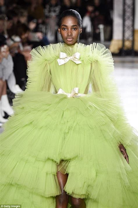 The Most Outrageous Looks On The Haute Couture Runway Green Tulle