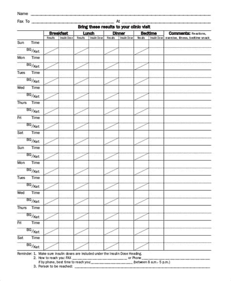 Blood Pressure Chart Printable Free