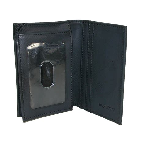 Buxton men's hunt credit card billfold wallet. New Buxton Men's Leather RFID Bi-Fold Travel Wallet