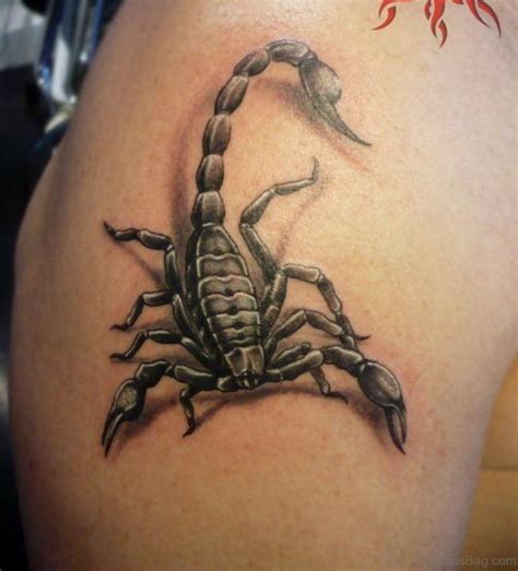 Download this premium vector about traditional scorpion tattoo flash, and discover more than 15 million professional graphic resources on freepik. 51 Elegant Scorpion Tattoos On Shoulder