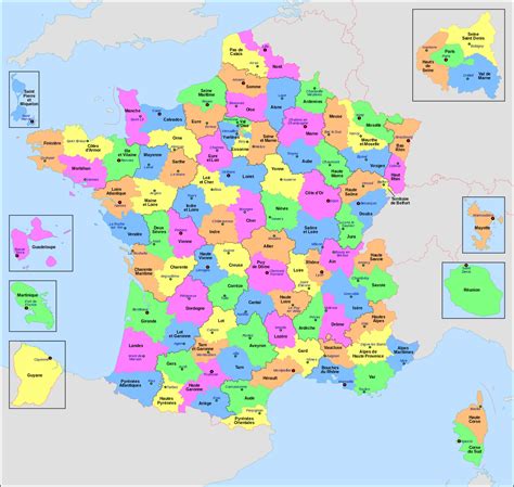 Cartes Des Villes Et Quiz Cartes De France