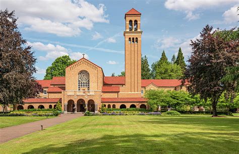 Mt Angel Abbey And Grounds Oregon Photograph By Gino Rigucci Fine