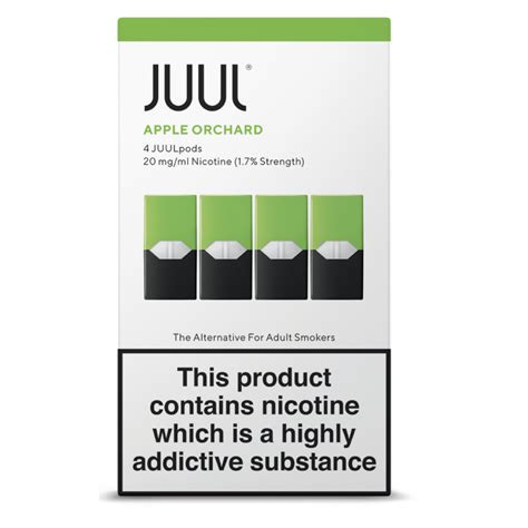 You can browse our available products below. JUUL Apple Orchard JUUL Pods (Pack of 4 Refill Cartridges ...