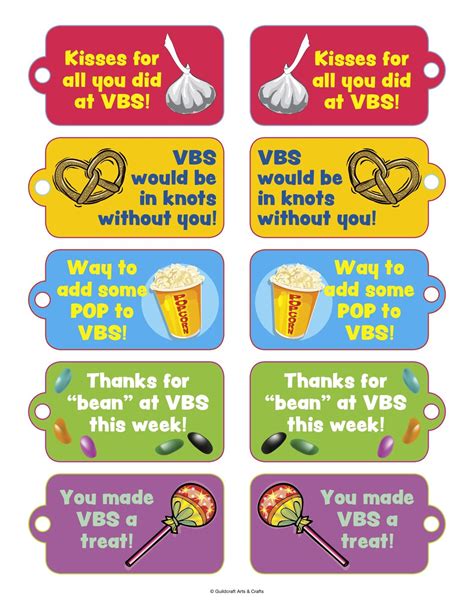 Thank You Tags Vbs Vacation Bible School Vbs Crafts