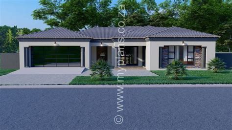 4 Bedroom House Plan Mlb 025s House Plans South Africa Tuscan House