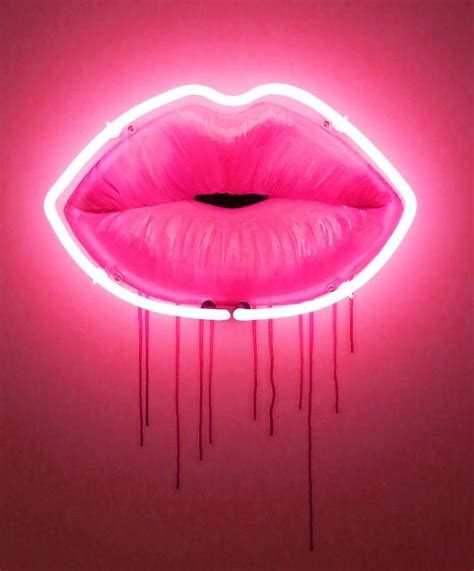 Pin By Hades On Sara Pope Pink Aesthetic Neon Lips Neon Aesthetic