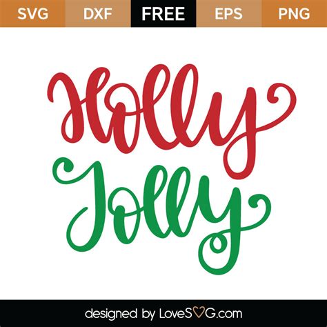 Holly Jolly Cutting File