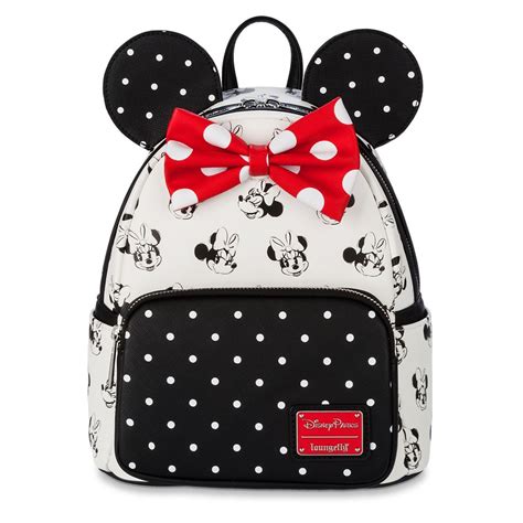 Minnie Mouse Polka Dot Loungefly Mini Backpack Is Now Available For