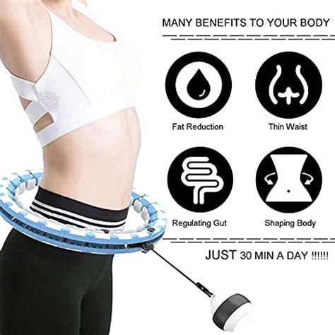 Doudour Smart Weighted Hoopsmart Hoola Fitness Hoop For Adults And