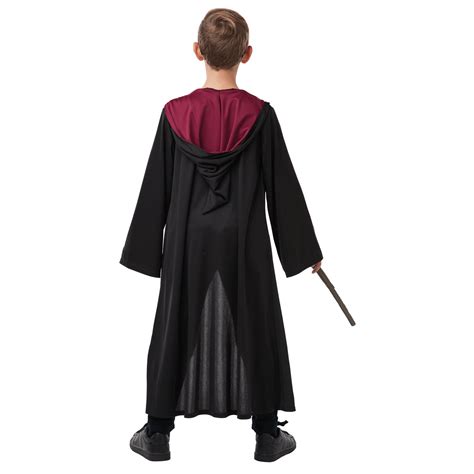 Childs Harry Potter Deluxe Robe Wand And Glasses Fancy Dress Costume