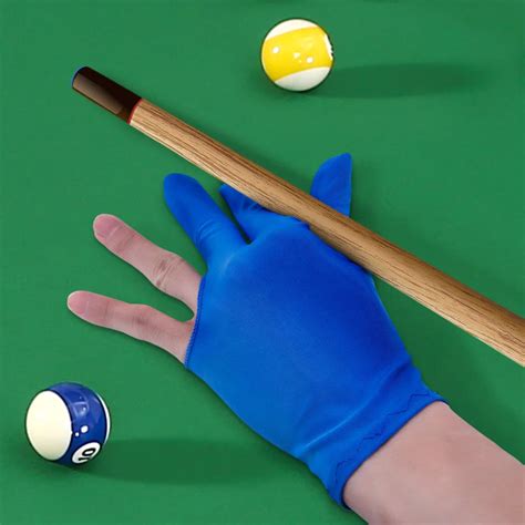 Aliexpress Com Buy Spandex Snooker Billiard Cue Glove Pool Left Hand Open Three Finger