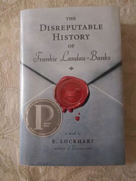 The Disreputable History Of Frankie Landau Banks By E Lockhart 2008