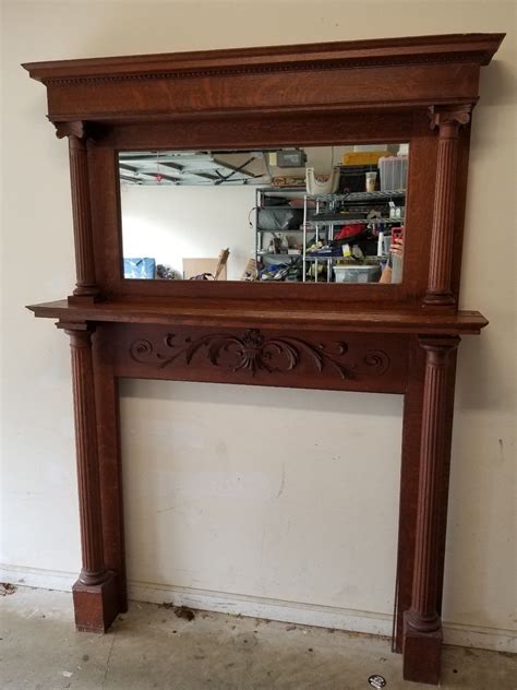 20 Antique Fireplace Mantel With Mirror Decoomo