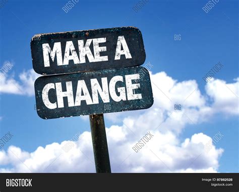 Make Change Sign Image And Photo Free Trial Bigstock