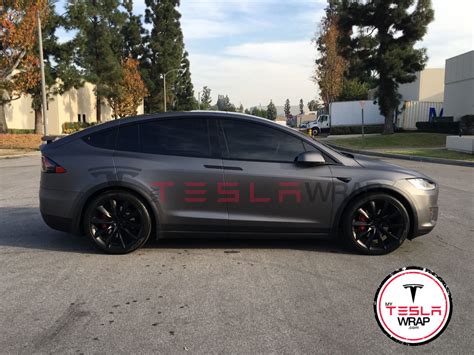 Tesla Model X Vinyl Car Wrap Tesla Car Wrap