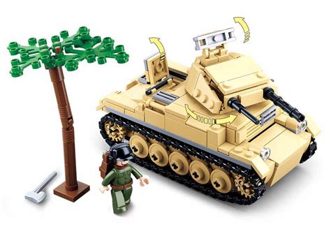 Sluban M38 B0691 Tank Panzer Ii Танк Pz Ii