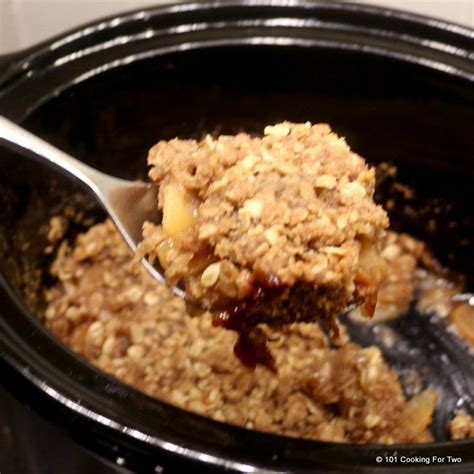 crock pot apple crumb from 101 cooking for two recipe crockpot apple crisp cooking cooking