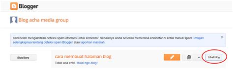 Cara Membuat Halaman Blog Di Blogger Halaman Cara Kontak Formulir