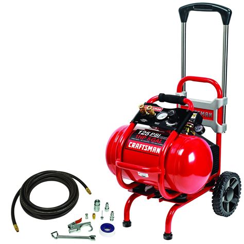 Craftsman 16636 5 Gallon Dolly Mounted Horizontal Air Compressor