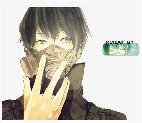 Anime Boy With Mask Clipart Anime Boy With Gas Mask Transparent Png