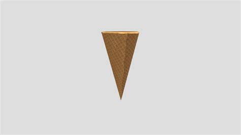 Ice Cream Cone Download Free D Model By Fahl B Sketchfab