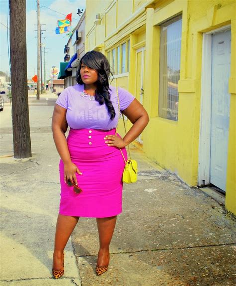 musings of a curvy lady phat fashion bbw pinterest pink pencil skirt