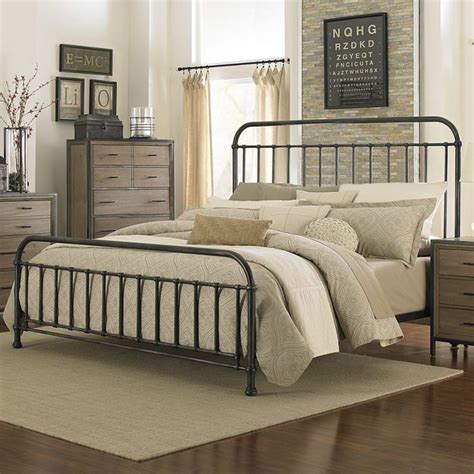 I like the idea of using an old iron gate as a headboard for my bed. Bedding Iron King Size Bed Frame Design Choose Wrought A ...