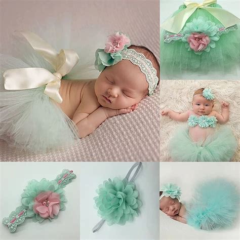 Newborn Photography Props Infant Costume Outfit Cute Princess Skirt