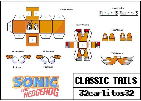 Proyecto Papercraft Sonic Avance 2 Sonic The Hedgehog Español Amino