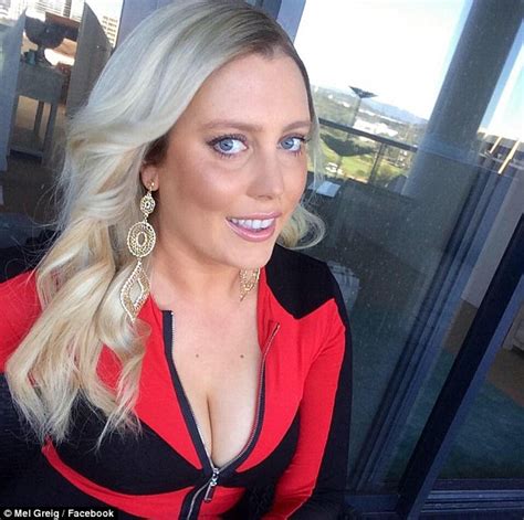 Mel Greig Shows Off Cleavage In Revealing Facebook Selfie Daily Mail Online