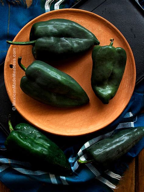 How To Roast Poblano Peppers Mexican Made Meatless™