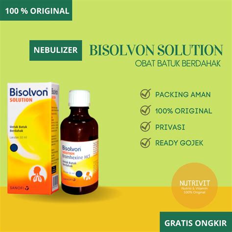 Jual Bisolvon Solution 50ml Obat Batuk Berdahak Untuk Nebulizer