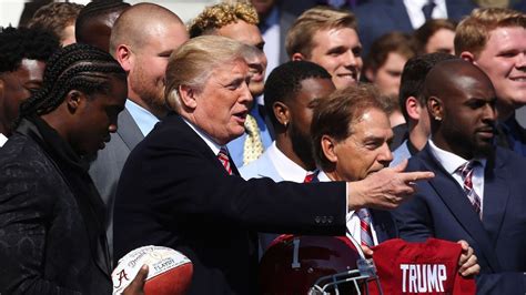 President Trump Praises Alabama Crimson Tides Win For The Ages
