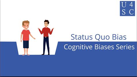 Status Quo Bias If It Aint Broke Why Fix It Cognitive Biases