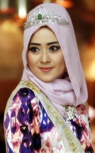 Matagi Mag Beauty Pageants Nina Septiani Miss World Muslimah 2012