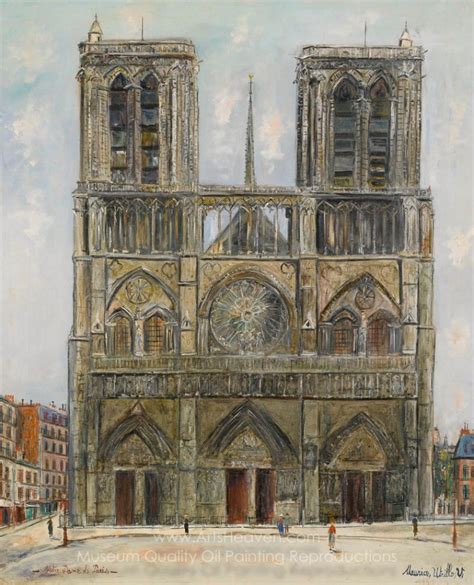 Maurice Utrillo Notre Dame De Paris Painting Reproductions Save 50 75