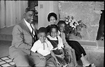 Jackie and Rachel Robinson with Their Three Children