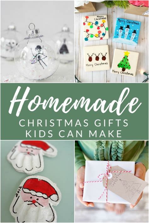 12 Sentimental Homemade Christmas Gifts from Kids  The Crazy Craft Lady