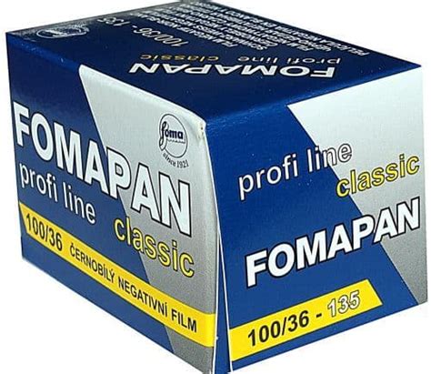 Fomapan Classic 100 35mm 36 Exp Classic Black And White Camera Film