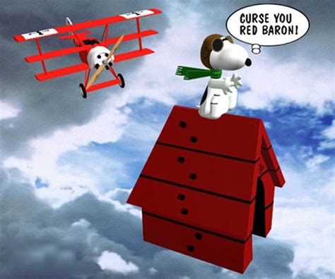 Snoopy And The Red Baron By Konley Kelley