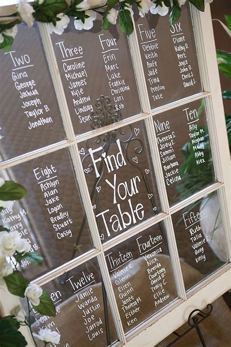 Beach Themed Wedding Seating Plan Unique And Different Wedding Ideas