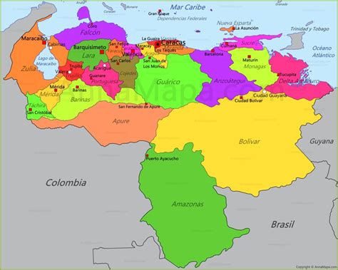 Mapa Venezuela Mapa