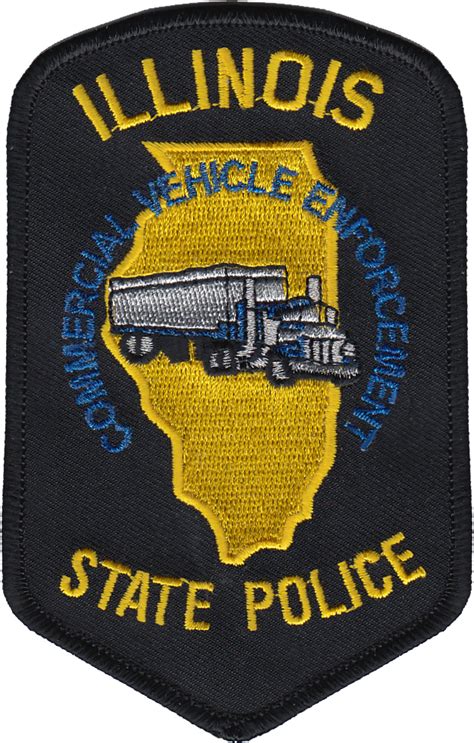 Illinois State Police Shoulder Patch Commercial Vehicle Enforcement