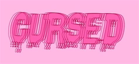 Download cursed 1 font in truetype (.ttf) format. cursed, font, pink, text, typography - image #215570 on ...
